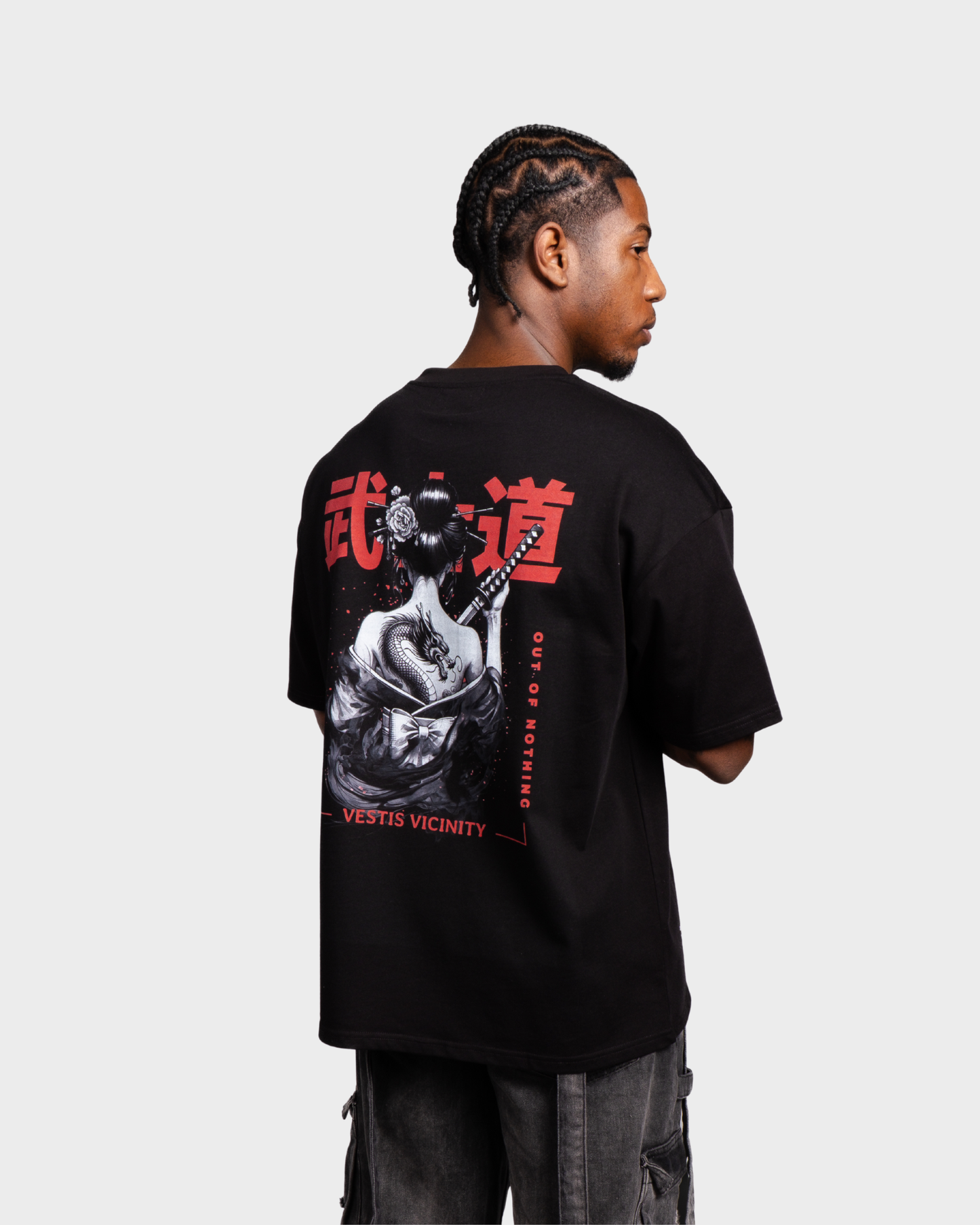 Oversized Crimson Dragon T-Shirt