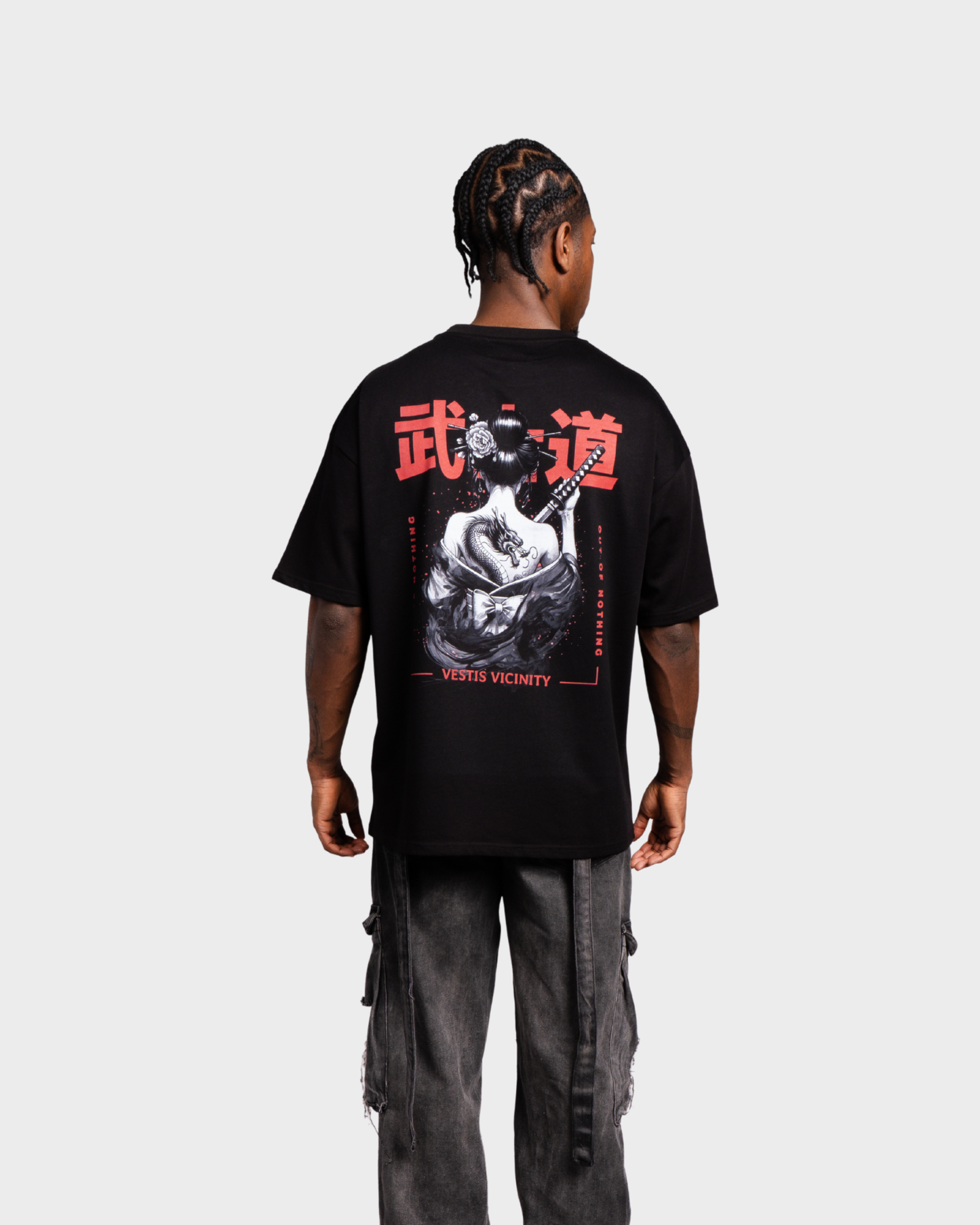 Oversized Crimson Dragon T-Shirt